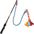 Interactive Flirt Pole Toy for Dogs Chase and Tug of War,Durable Teaser