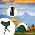 equlup 600D Camp Chair, Oxford Fabric Tripod Seat Folding Tripod Stool Anti Slip Camping Stool Portable Carrying Bag