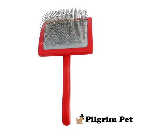 Professional Dog Slicker Brush - Large for Fluffing and Detangling