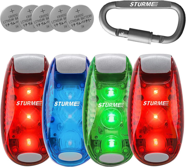 STURME LED Safety Light Strobe Lights, Best Flashing Warning Clip for Daytime Running, Walking, Bicycle, Night High