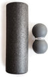 Roller Fitness 8-Inch Fitness Infinity Roller, Peanut Foam Massage Ball, Large Double Exercise Roller (Gray - Standard)