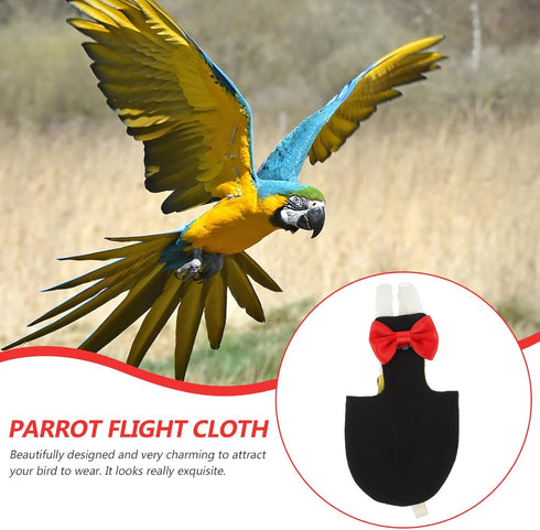 Toddmomy Washable Bird Diaper Suit Reusable Parrot Nappies Flight Bird Parrot Diapers Clothes Soft Fabric Small Size