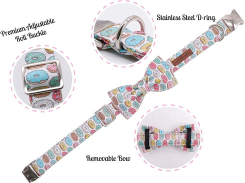 Unique Style Paws Dog Bandanas, Washable Cotton Square Bibs, Adjustable Kerchief for Small Medium Large Dogs and Cats