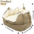 QBLEEV Bird Nest House Winter Warm Bed for Cage, Hanging Hammock Snuggle Hut Tent for Parrot Accessories