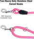 Long Dog Leash for Training, 16FT/30FT/50FT, Reflective with Lockable Hook, Heavy Duty Lead for Large Medium Small Dogs