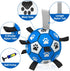 Dog Ropes Toys Soccer Ball with Straps - Interactive Tug of War Toy, Durable Water Toy for Medium & Large Dogs - Blue &