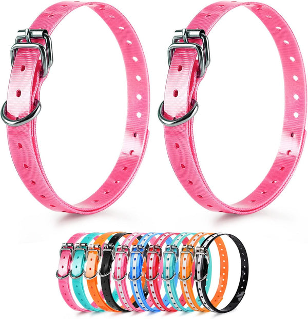 Replacement Collar Strap for Training Shock Collar and Electric Fence Receivers, Adjustable and Waterproof, Easy Clean
