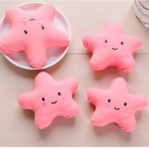 Galepromot 2Pcs Star Plush Pet Dog s Cute Squeaky for Interactive Dog Chew for Pet Dog Puppy Training Playing, Squeak