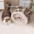 Cozy Cat Bed Cave Sleeping Bag, Pet Mat Warming Pad Sack for Cats and Small Dog,Burrowing Soft Comfortable Bed(