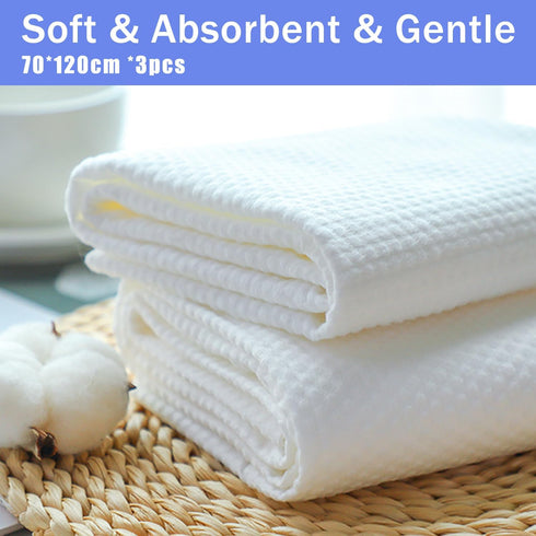 Disposable Pet Bath Towel 3 PCS, 27.5 x 47.2 inch Portable Grooming Towels for Large Dog Cleaning