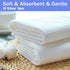 Disposable Pet Bath Towel 3 PCS, 27.5 x 47.2 inch Portable Grooming Towels for Large Dog Cleaning