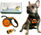Funny Fur Grace Neon Orange 3-in-1 Comfort Fit Adventure Dog Walking Set: Adjustable Harness, 16ft Leash, Pup Bags