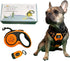 Funny Fur Grace Neon Orange 3-in-1 Comfort Fit Adventure Dog Walking Set: Adjustable Harness, 16ft Leash, Pup Bags