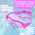 Vvinca Kids Swim Goggles for Ages 3-12, Upgraded Design with Ear & Nose Plug, Anti-Fog No Leak