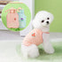 2 Pieces Pet Clothes Summer Dog Dress - Flower Embroidery Puppy Vest, Cute Dog Cat Shirt for Small to Medium (Large)