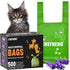 Cat Litter Waste Bags Biodegradable (500 ct., Green) Bulk Dog Poop Bags
