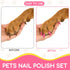 Dog Nail Polish - Quick Dry 12 Colors - Non Toxic, Odorless Pet Nail Polish Set for DIY Dogs Puppy Nails