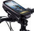 HUANLANG Waterproof Bike Phone Case with Handlebar Mount, Touch Screen Compatible, Fits Phones Below 6.7 inch