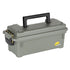 Plano Lockable Shot Shell Box, OD Green, Small Plastic Ammo Storage with Heavy-Duty Carry Handle, Holds 4 Boxes.