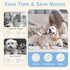6 Dog Grooming Kit, Pet Grooming Vacuum with Pet Clipper Nail Grinder, Dog Hair Vacuum with Pet Grooming Tools for Dogs