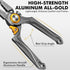 TRUSCEND Lockable Handy Fishing Pliers, Ergonomical Handle, Corrosion Resistant Fishing Tool