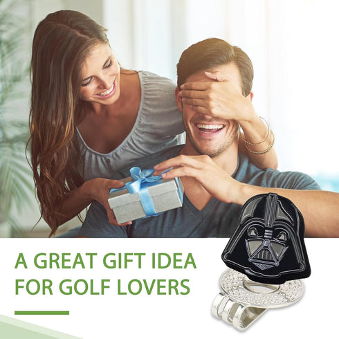 Golf Ball Marker with Magnetic Golf Hat Clip, Funny Golf Gifts and Accessories for Golf Lovers