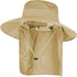 Sun Hats for Men Women Fishing Hat UPF 50+ Breathable Wide Brim Bucket Hat with Neck Flap