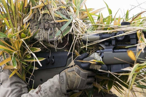 ZAPT Military Camo Boonie Hat - Adjustable Bucket Cap for Hunter, Sniper, Ghillie, Jungle, and Bush Use