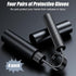 Grip Strength Trainer 4 Pack, 50LB-200LB Metal Hand Grip Strengthener for Muscle Building and Hand Rehabilitation