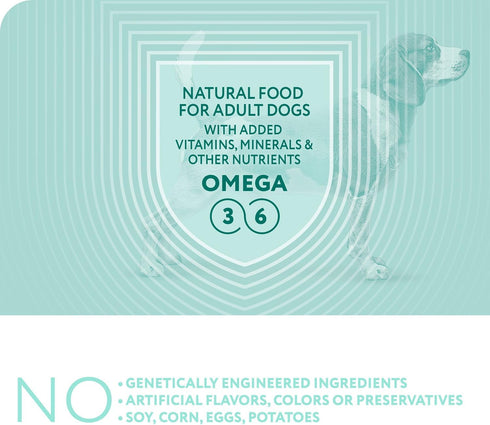 OPtimeal Grain-Free Dog Food, Balanced Dry Recipe with Immunity Support, Non-Grain for All Breeds, 3.3 lbs, Chicken &