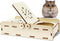 Big+Spring+Sales,Hamsters Foraging Toys, Small Animals Hide Treats Foraging Puzzle Toys,Wooden Foraging Game