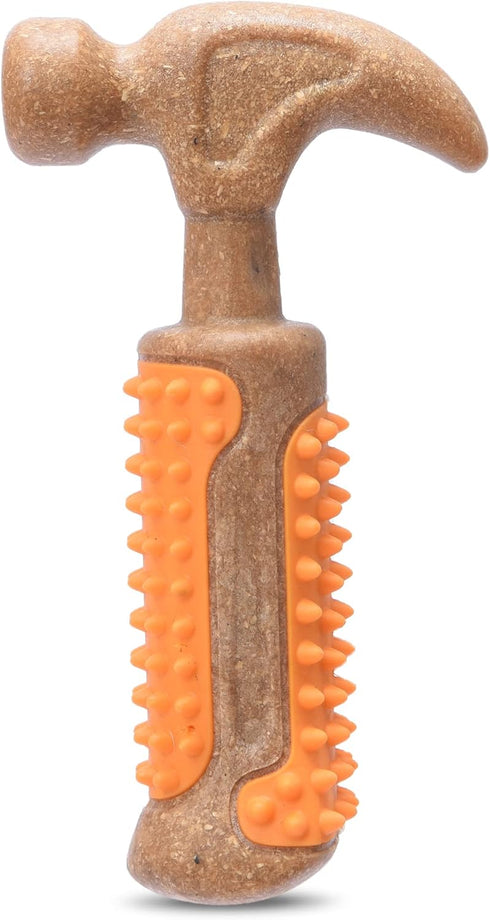 Arm & Hammer Chew Tools Collection: Wood Blend Hammer Chew Toy for Dogs, Durable Alternative to Chewing Sticks