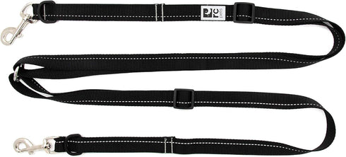 RC Pets 3/4" Primary Collection Active Dog Leash, Black