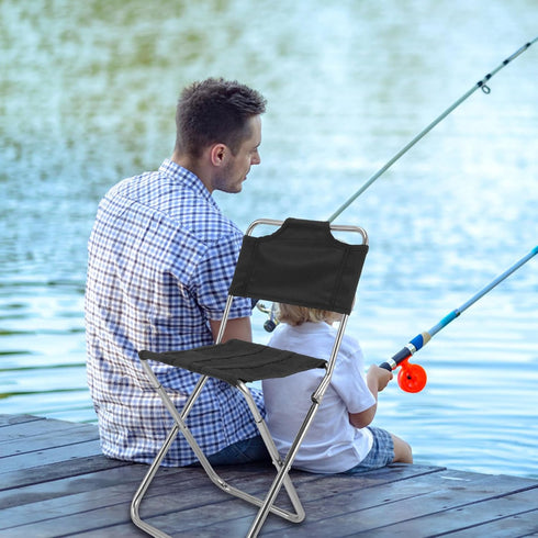 GANAZONO Fishing Folding Chair Folding Beach Chair Collapsing Stool Pliante Dos Door Camping Accessories Picnic Chairs