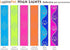 Lupine Reflective Dog Collar - 3/4" Wide Blue Paws, Adjustable from 13" to 22"