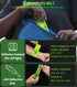 LED Reflective Running Gear, High Visibility Belt Sash with Armband for Night Walking, Adjustable Light Up Safety Gear
