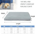 Waterproof Dog Bed Cover with Zipper - Oxford Dog Crate Pad Cover, Washable Replacement for Hair Removal (Gray #1,