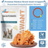 Chicken Jerky with Twist Rawhide Sticks, Puppy Training Snacks, Dog Chews, 2lb