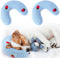 Mity rain 2PCS Dog Pillow, Anxiety Relief Pillow for Dog, Ultra Soft High Density Calming Pillow for Joint Relief