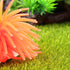 TEHAUX Simulation Sea Urchins Coral, Aquarium Fish Tank Decoration, Elastic Coral Crafts Ornament (Orange)