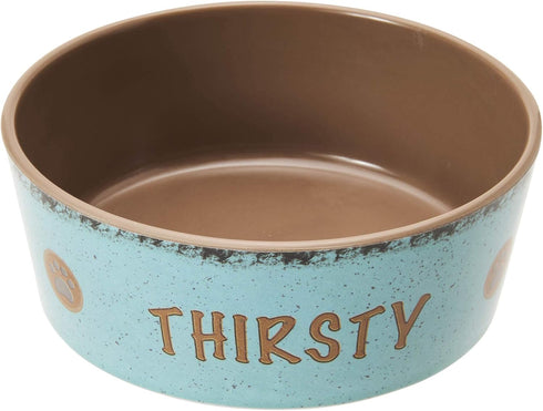 Spot Unbreak-A-Bowlz Shatter Resistant Melamine Pet Bowls, Medium Stoneware