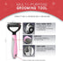 GOESWELL Dog Brush for Shedding - Double Sided Undercoat Rake for Dogs & Cats - Grooming Tool Kit with Nail Clippers