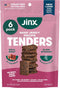 Jinx Tenders Beef Jerky Dog Treats, All Natural Ingredients, Soft and Chewy,