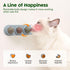 Potaroma 4 Catnip Silvervine Ball Toys for Cats, Edible Chew Balls for Dental Care and Energy