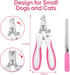 wikdey Dog Grooming Scissors with Safety Round Tip Pet Grooming scissors Kit Dog Shears kit Incudes Thinning Curved