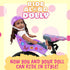 The Original Doll Bicycle Seat & Helmet Pack (Purple)-Attachment Accessory for All 18"-22" Dolls & Stuffed Animals-Decorate Yourself Decals! Kids Gift, Fits Most Bikes Compatible with American Girl