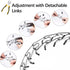Dog Prong Collar, Pinch Collar with Quick Release Buckle, No Pull Choke Collar for Medium Large Dog Training