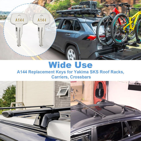 Yakima SKS Roof Rack Key A144 for Ski, Crossbars, Carrier Racks, Roof and Cargo Box (Code A144)