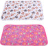 Pet Blanket for Cat & Dog Sleep Mat, Soft Warm Blanket for Hamster Puppy and Other Animals (Small, Pink+White)