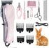 Nevixtal Rabbit Clippers for Grooming for Thick Heavy Coats,Quiet Cordless,Rechargeable,LED Display,High Power Professional